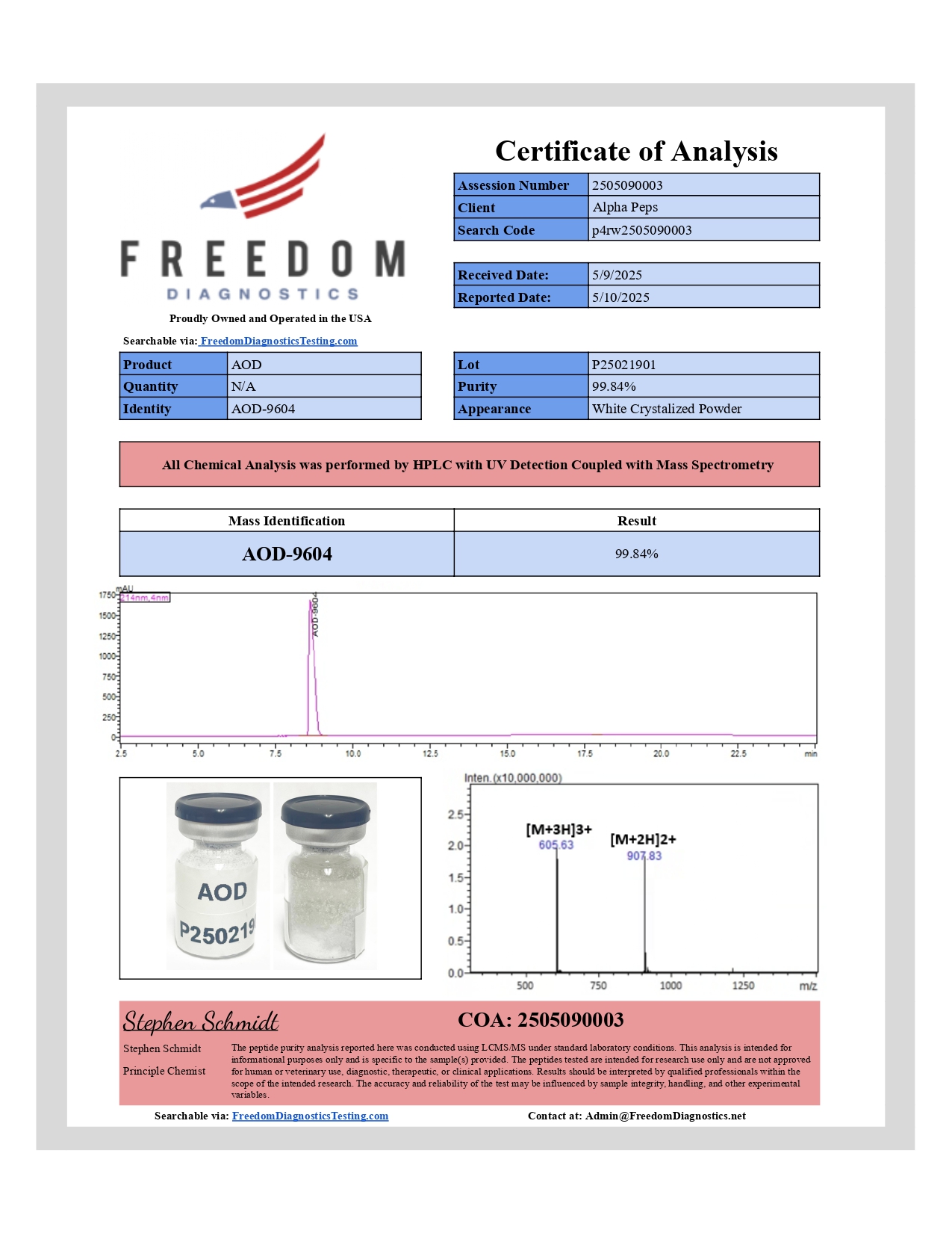 AOD-9604 / 5MG - Image 2