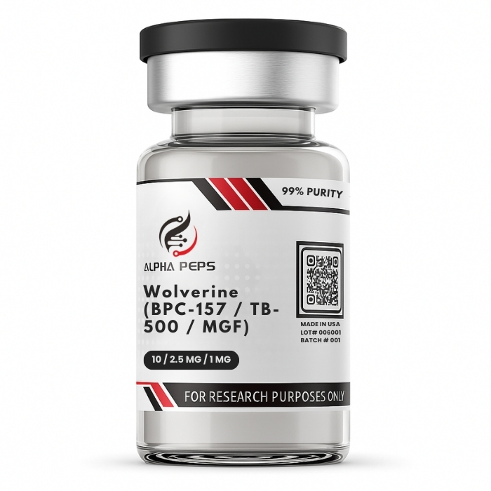 WOLVERINE - BPC-157 / TB-500 / MGF / 10MG / 2.5 MG / 1 MG
